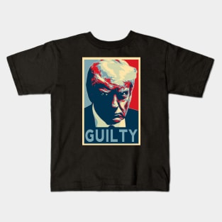 Trump Guilty Mugshot - by-CH3Media Kids T-Shirt